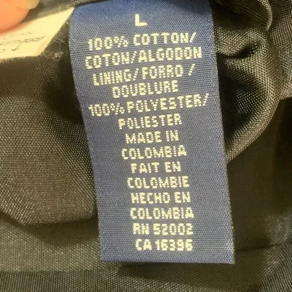 Vintage Sz L Animal Print Leopard Velvet Double Breasted Blazer Jacket Black Wht - Picture 16 of 16